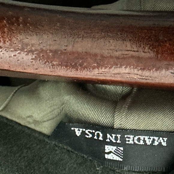 EUC RALPH LAUREN VINTAGE CAMEL HAIR BLAZER. Emerald green - Picture 8 of 14